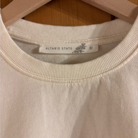 Altar'd State White Short Sleeve Tee - Picture 2 of 5